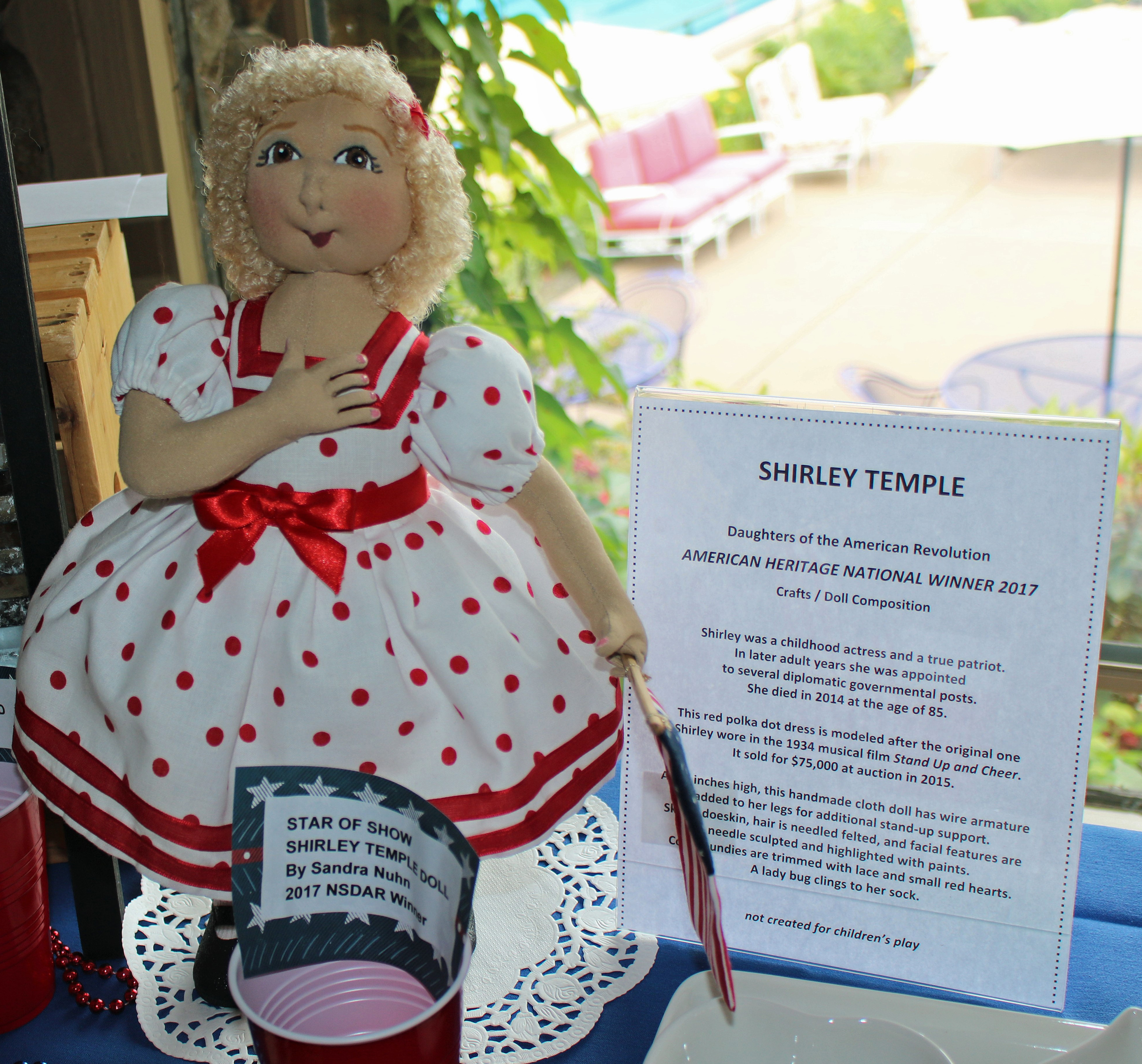 Shirley Temple - American Heritage National Winner. 